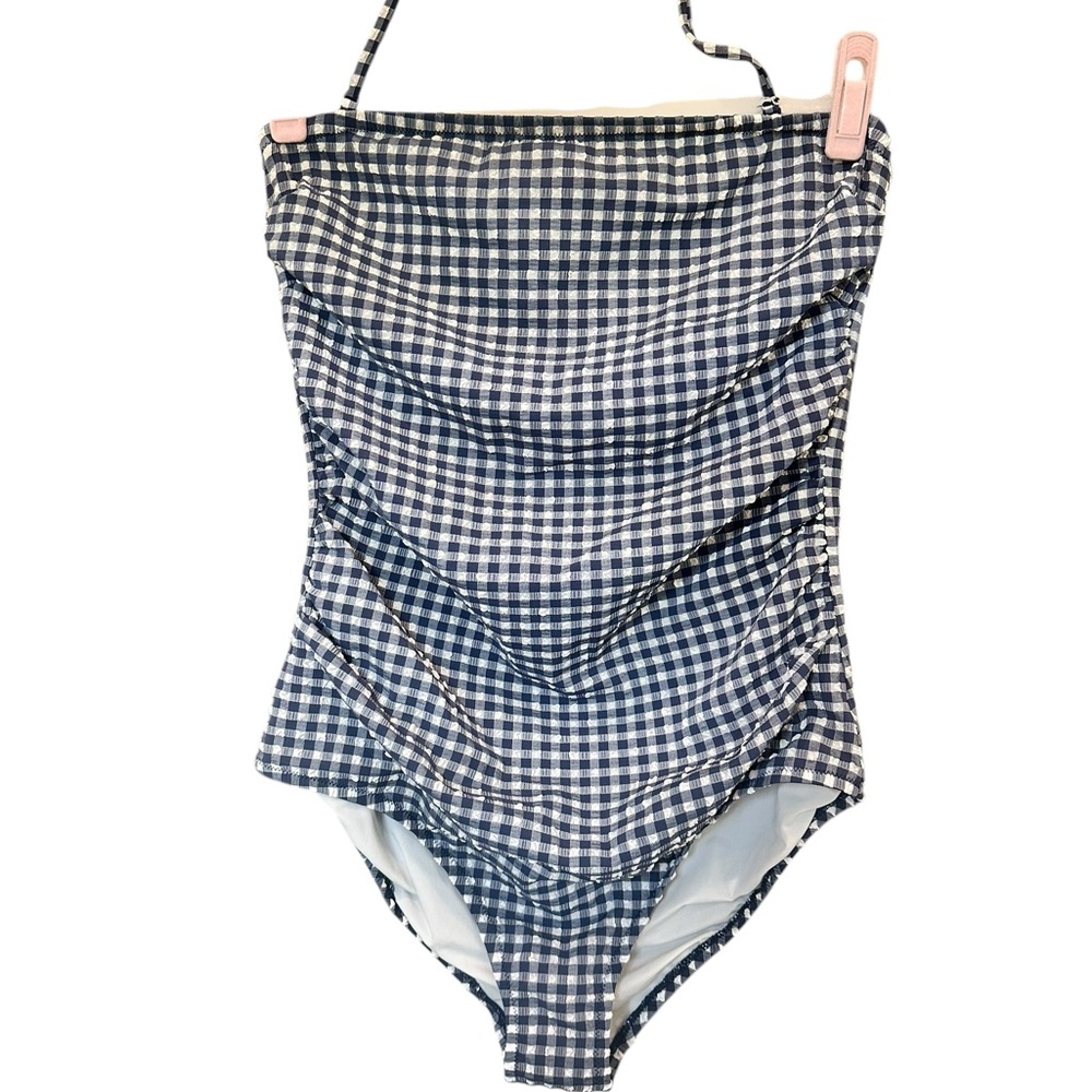 J.Crew Bandeau Swimsuit.